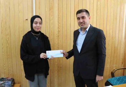 Elazığ'da dereceye giren öğrencilere ödül