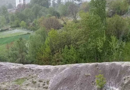 Elazığ'da dolu yağışı etkili oldu
