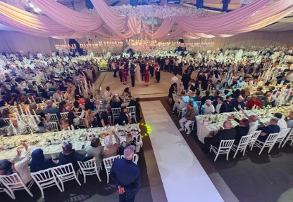 Elazığ'da iş, siyaset ve sanat dünyası bu düğünde bir araya geldi