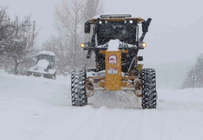 Elazığ'da kar yağışı etkili oldu: 553 köy yolu kapandı