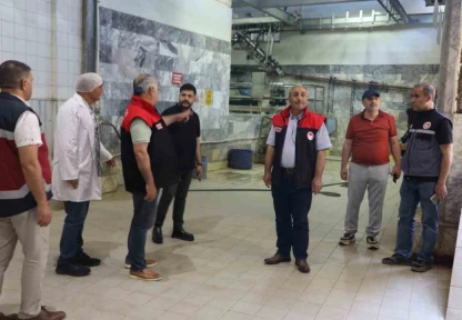 Elazığ'da kırmızı et kesimhaneleri denetlendi