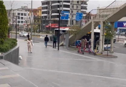 Elazığ'da şiddetli fırtına etkili oldu