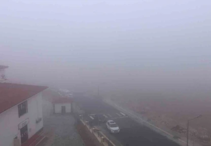 Elazığ'da sis etkili oldu