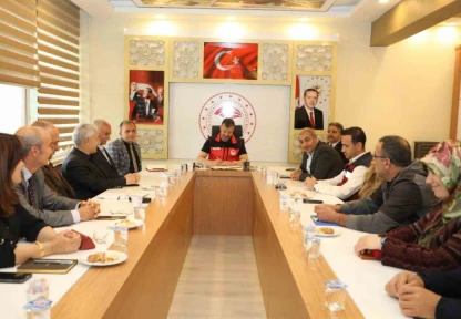 Elazığ'da zirai don değerlendirme toplantısı yapıldı