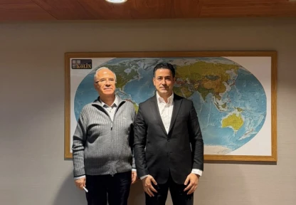 ETSO Başkan Adayı Ahmet Ballıca, Ankara'da Celal Koloğlu'nu Ziyaret Etti