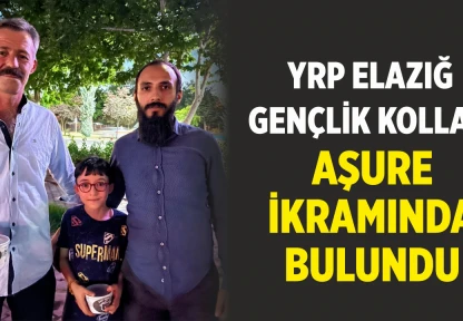 Yrp Elazığ Gençlik Kolları Aşure İkramında Bulundu