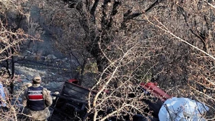 Elazığ'da patpat motoru uçurumu yuvarlandı: 1 ölü 1 yaralı