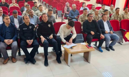 Alacakaya'da Türkiye afet müdahale planı toplantısı