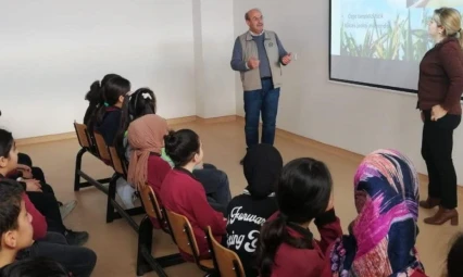 Elazığ'da öğrencilere tabiat eğitimi verildi