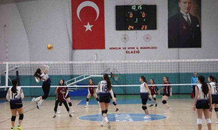 Elazığ'da voleybol müsabakaları tamamlandı