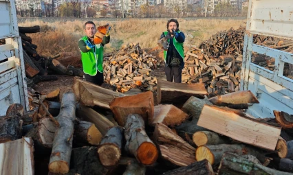 Elazığ İHH'dan 300 Aileye Yakacak Yardımı