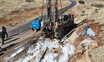 Elazığ'ın bir köyünde daha su hasreti sona erdi
