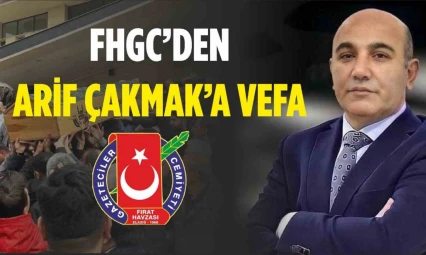 FHGC'den Arif Çakmak'a vefa