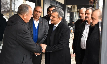 Milletvekili Keleş'ten Alacakaya'ya Ziyaret: Yatırımlar Yerinde İncelendi, Teşkilat ve Esnafla Buluşuldu