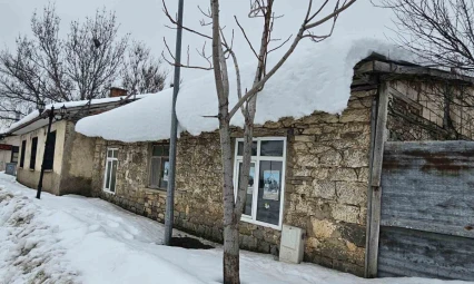 Tarihi Harputta dondurucu soğuklar etkisini sürdürüyor