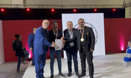 Türk kuaför İngiltere'de dünya sahnesinde