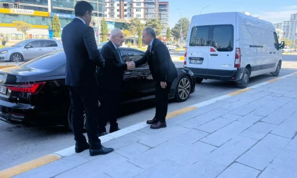 YRP Genel Başkan Vekili Devlet Eski Bakanı Günbey'den MKYK Üyesi Gül'e ziyaret