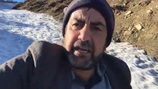 'Anlatmaya gerek yok' dedi, bu kez karlı dağı heyecanla anlattı