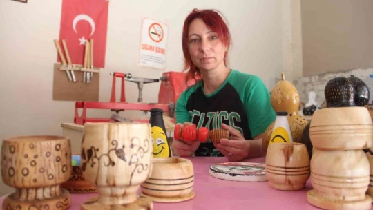 'Yapamazsın' dediler, o şimdi eserleri ile erkeklere taş çıkarıyor
