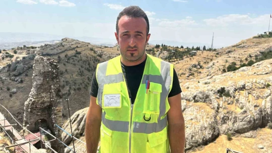 5 bin yıllık Harput Kalesi'nde restorasyon tüm hızıyla sürüyor