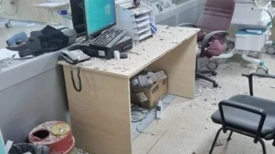 7.4'lük depremde Fırat Üniversitesi Hastanesinde sıva çatlakları oluştu