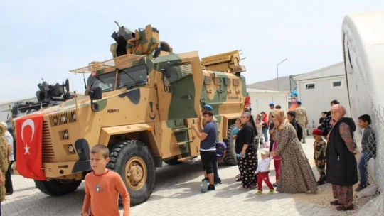 Ahıska Türklerine özel ziyaret: Komandolar teşekkür etti