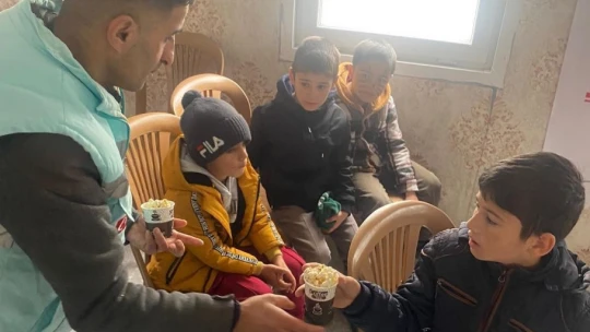 Ahıska Türkü çocuklarına moral ve motivasyon etkinliği