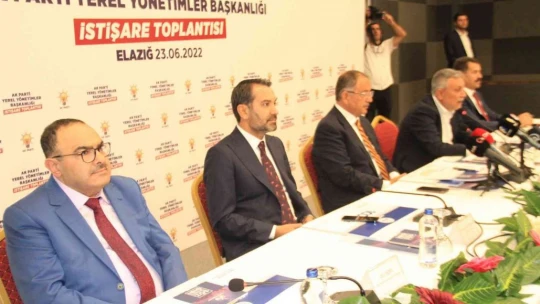 Mehmet Özhaseki Elazığ'da