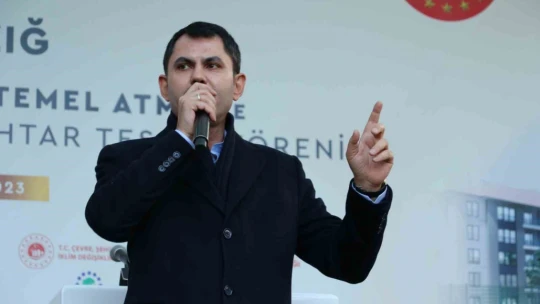 Bakan Kurum: '11 ilimiz, yarınlarımız ve yavrularımız için yarın değil, hemen şimdi diyoruz'