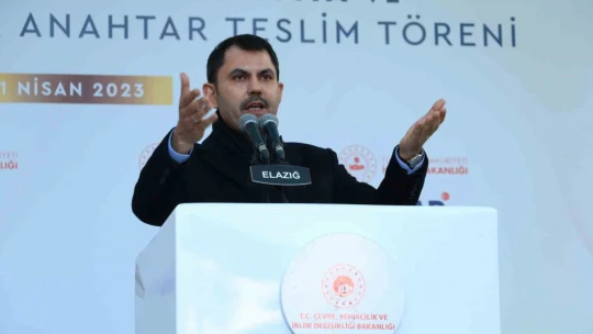 Bakan Kurum: '11 ilimiz, yarınlarımız ve yavrularımız için yarın değil, hemen şimdi diyoruz'