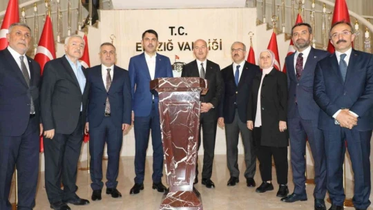Bakan Soylu ve Kurum Elazığ'da