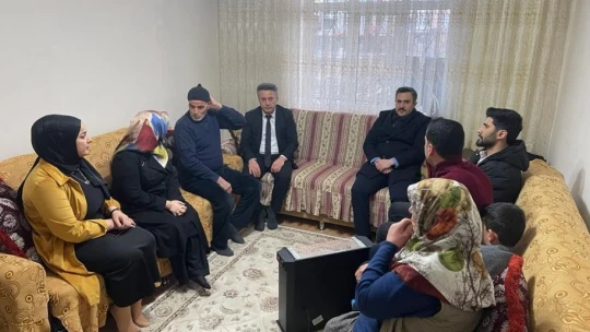 Başkan Çadırcı, şehit aileleriyle bir araya geldi