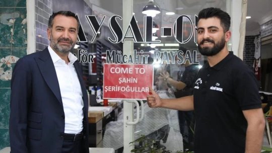 Başkan Şahin Şerifoğulları çay sözünü yerine getirdi