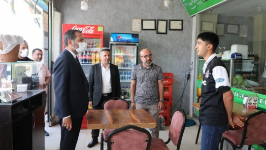 Başkan Şerifoğulları, Yazıkonak Beldesi'ni Ziyaret Etti