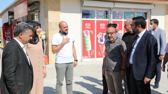Başkan Şerifoğulları, Yazıkonak Beldesi'ni Ziyaret Etti