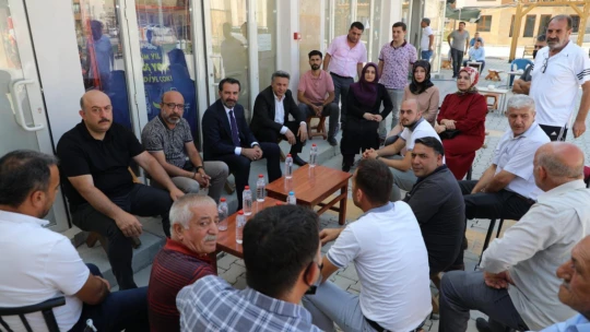 Başkan Şerifoğulları, Yazıkonak Beldesi'ni Ziyaret Etti