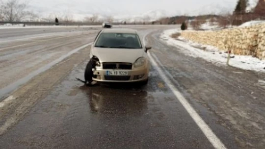 Buzlanma nedeni ile kazalar da arttı