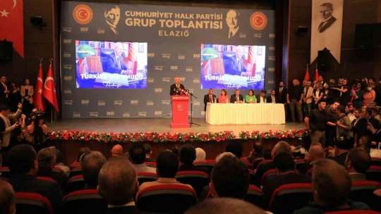 CHP grup toplantısını Elazığ'da yaptı