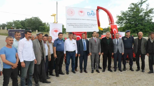 Çiftçilere 1 milyon lira değerinde yüzde 100 hibeli makine desteği