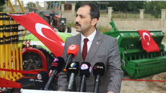 Çiftçilere 1 milyon lira değerinde yüzde 100 hibeli makine desteği