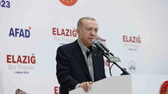 Cumhurbaşkanı Erdoğan Elazığ'da depremzedelerle iftarda buluştu