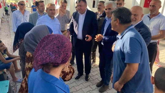 DATÜB Genel Başkanı Kassanov ve beraberindeki heyet, Ahıska Türklerini ziyaret etti