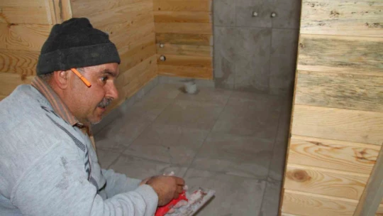 Deprem sonrası vatandaşlar bungalov evlere yöneldi