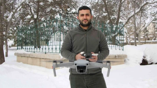 Droncu sınıf öğretmeninin çektiği eşsiz görüntüler hayran bıraktı