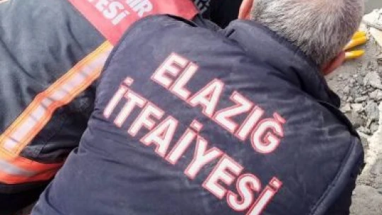 Elazığ Belediyesi itfaiye ekiplerinden hayatta tutan 'dokunuş'