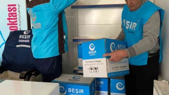 Elazığ Beşir Derneğinden Afganistan'a yardım eli