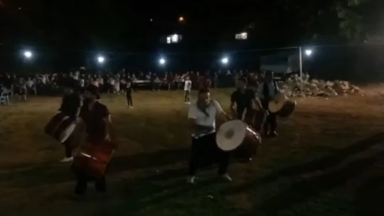'Davulcu tutulması': 5 davulcunun şovu kameralarda