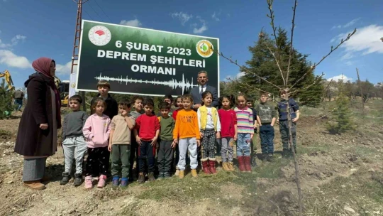 Elazığ'da 'Deprem Şehitleri Hatıra Ormanı' oluşturuldu