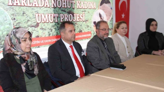 Elazığ'da 'Tarlada nohut kadına umut' projesi gerçekleştirildi