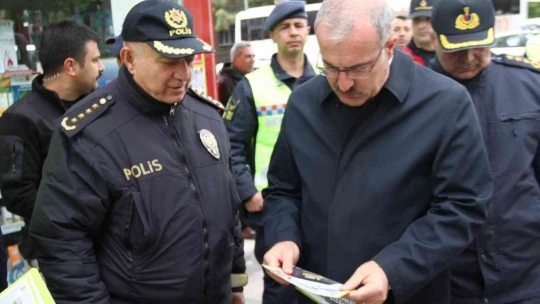 Elazığ'da 'Yayalar için 5 adımda güvenli trafik uygulaması' gerçekleştirildi